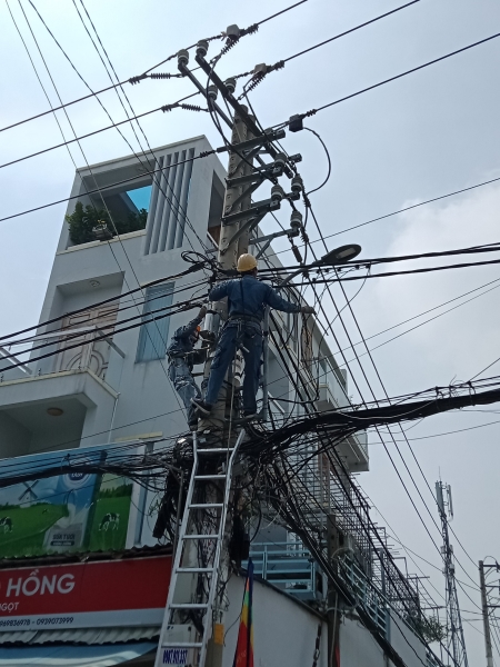 Thi công lưới nổi - Điện Phương Đông - Công Ty TNHH Xây Dựng Điện Thương Mại Phương Đông